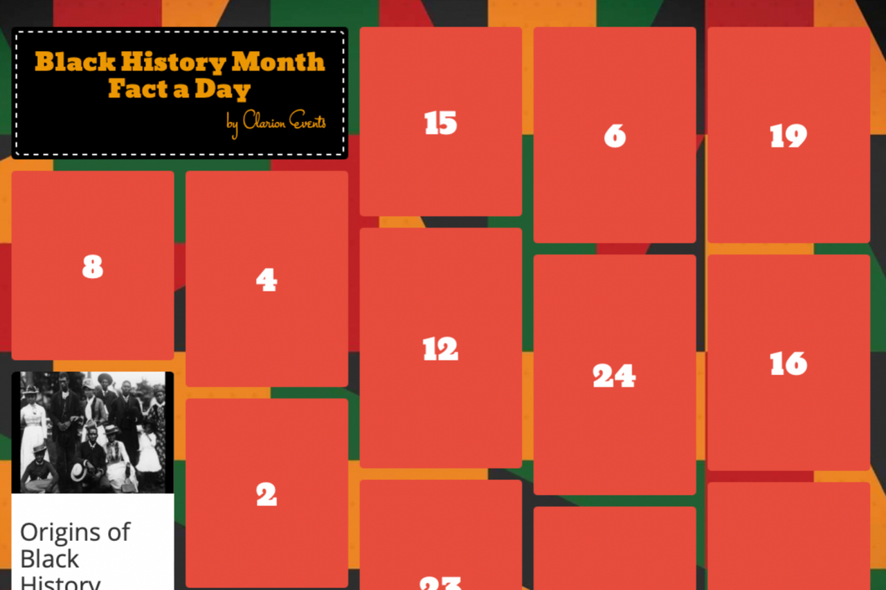 Black History Month Advent Calendar